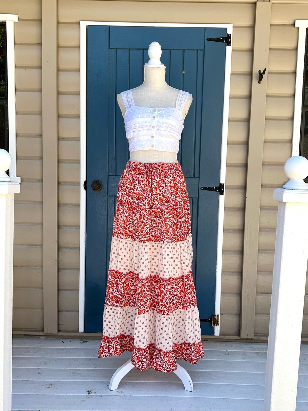 Rachel Zoe floral maxi skirt women’s Size M